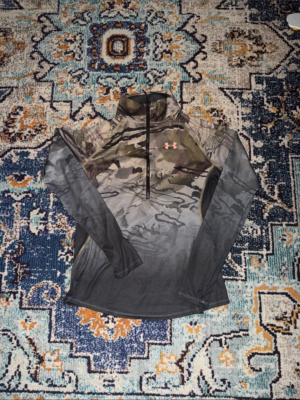 Under Armour Women's Faded Camo 1/4 Zip Shirt
